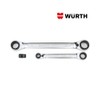 Würth RATDPRGSHSL Ratchet Double Ring Spanner Set of 3 (8-19