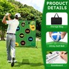 Battle Golf Chipping Game, 70"x70" Portable Chipping Mat, Indoor Outdoor