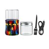 BEIXIFO Electric Herb Grinder, Mini Size 2inx3.5inches with 2pcs 1.7oz/50ml