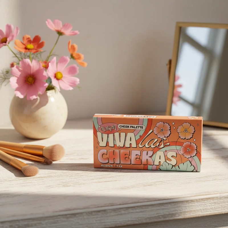 Cheek Palette / Viva Las Cheekas / Rubor E Iluminador