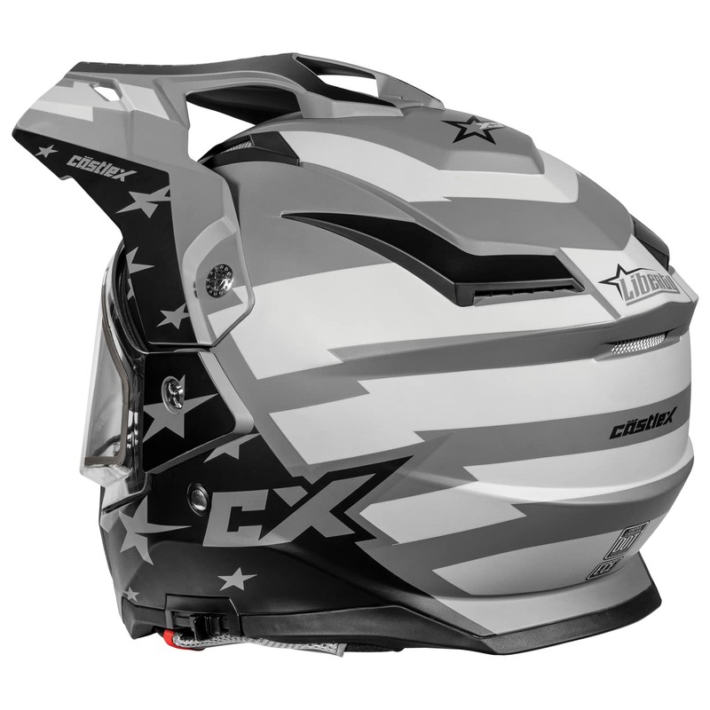 Castle X CX200 Liberty Dual Sport Helmet in Matte Charcoal,