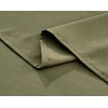 Chezmoi Collection 6-Piece Olive Green Sheet Set Full - Extra