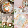 SerpizePaty 60Pcs Happy Easter Stickers, 2" Easter Bunny Stickers