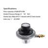 Propane Gas Grill Control Valve Table Top Regulator Propane Gas
