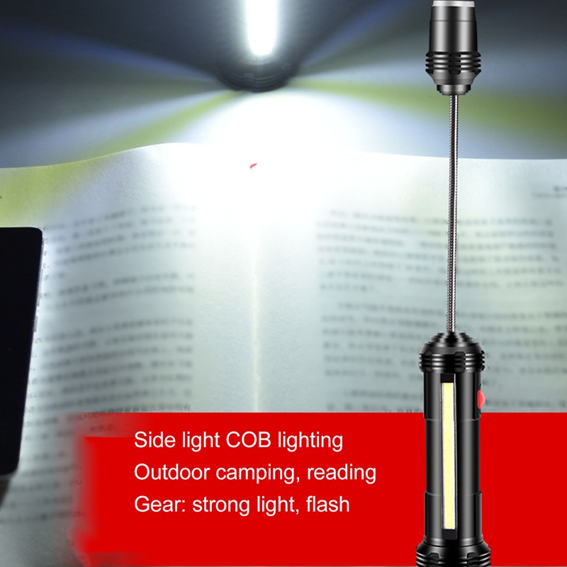 Magnetic Barbecue Grill Lights with Side Lamp Zoomable Water and