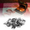 50pcs Hinges Appearance Electroplating Durable Iron Material Wooden Boxes Repairing