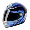 Nitro Hellrazor Full Face Helmet (Blue/Black, X-Large)