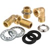 DuraSteel Wall Mount Faucet Installation Kit - Commercial Kitchen Faucet