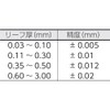 TRUSCO(トラスコ) シクネスゲージ 幅12.7 長さ150 範囲0.03~1.00 T150MY