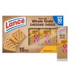 Lance Sandwich Crackers, Made with Whole Grain Crackers, Cheddar Cheese,