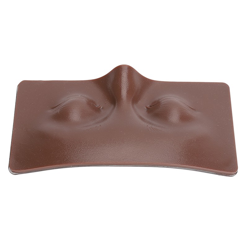 Eye Makeup Practice Board Closing Eyes Reusable Silicone Mannequin Face