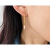 JENNYandJUDE Gold Fill Cross Box Chain Threader Earrings also in