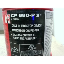HILTI CP 680P 2" Cast in Firestop Device - New No Box