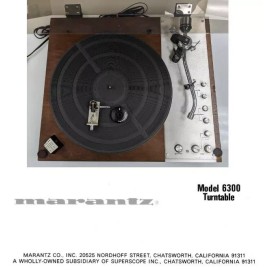 Marantz 6300 Turntable Capacitor Kit