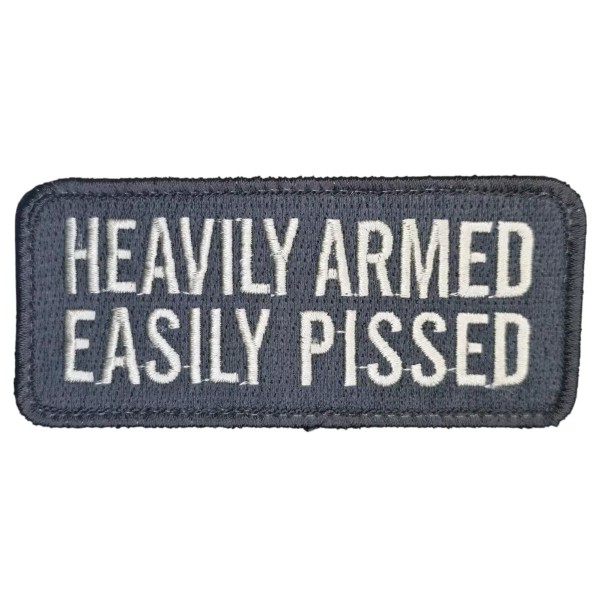HEAVILY ARMED EASILY PISSED FUNNY TACTICAL MILITARY ACU LIGHT HOOK
