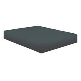 NIYS Luxury Bedding Finest 100% Egyptian Cotton 16" 40CM Extra deep Fitted Sheets 15 Colours Single Double King Super King (Charcoal, Single)