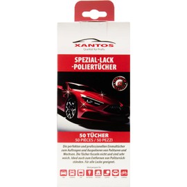 XANTOS Polishing Cloths Pack of 50 White on Roll 28 x 20 cm