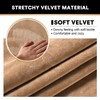 Real Velevt Stretch Armrest Covers Anti-Slip Furniture Protector Soft Velvet