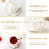 FUNLIO DUJUST Porcelain Tea Cup & Saucer Set, Luxury British