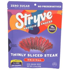 Str​yve Protein Snacks Biltong Sliced Original (8 Pack) 2.25 oz