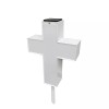 FixtureDisplays Solar Lighted Cross Solar Power Cemetery Cross Grave Memorial