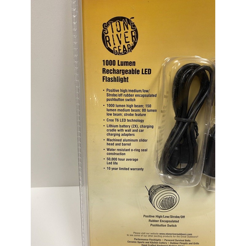 Stone River Gear NEW Stone River Gear SRG1000TRF 1000 Lumen