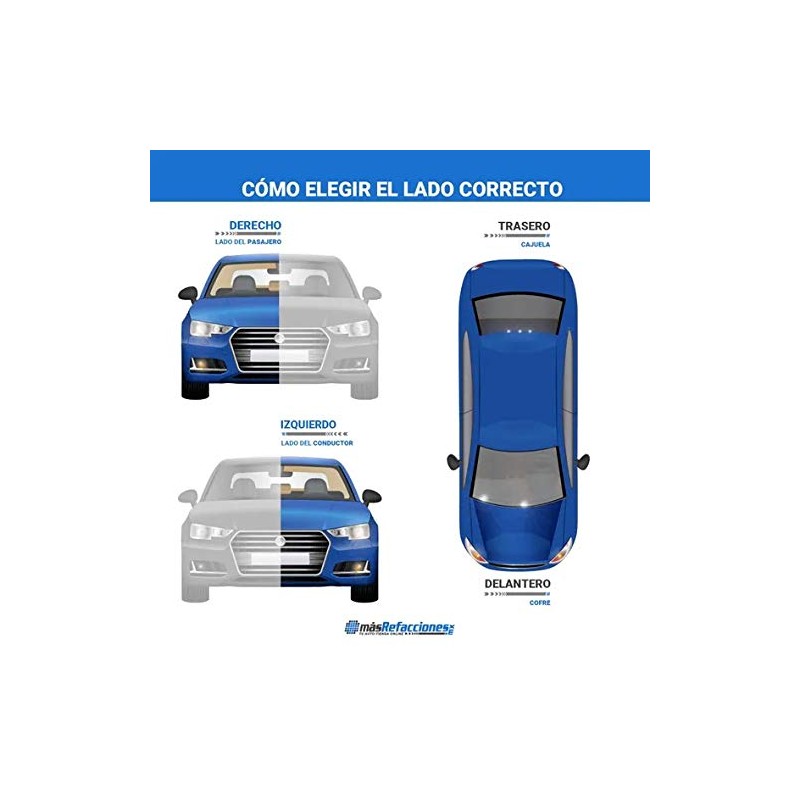 másrefacciones.mx Porta Placas - Compatible con Jeep Grand Cherokee 2005-2010