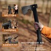 NIPURA Outdoor Camping Hatchet Axe, Tactical Axe And Hammer, Small