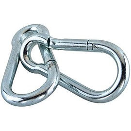 Talk-Point GmbH 2 x Carabiner Hooks with Snap Hooks, Assorted Sizes, 140mm x 12mm