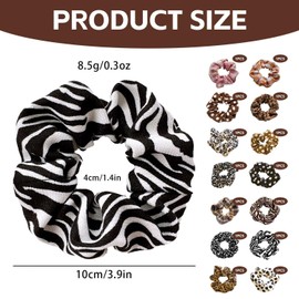 14 Pieces Of Retro Hair Ties, Elastic Hair Ties, Ponytail Hair Ties, Hair Fixing Hair Ties, Hair Accessories