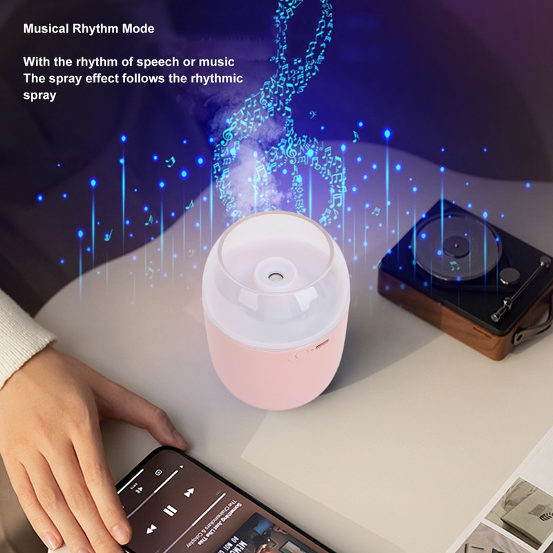 Desktop USB Humidifier Multifunctional USB Plug in Mute Design Night