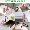 33inch Kitchen Sink Splash Guard Mat,Silicone Material Protects Faucet Handle