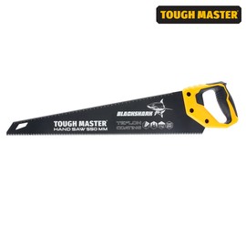 TOUGH MASTER Professional Wood Saw 550mm, 7TPI Comfortable Non-Slip Handle Woodworking Hand Saw with 2 Piece Quick Grip Wood Working Bar Clamping Force of 70kg