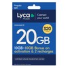 Lyca Mobile AU Unlimited Plan 20 Prepaid SIM $20 for