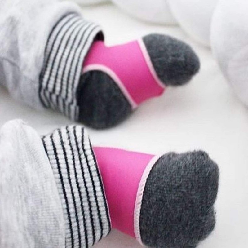 Sock Ons - Baby Sock Holders - 0-6 Months -