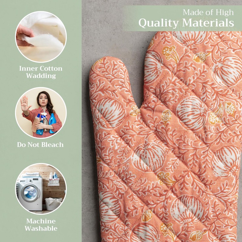 Maison d' Hermine Oven Gloves 100% Cotton Oven Mitt 7"