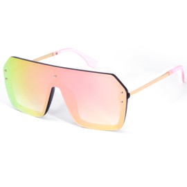 Heveer Sunglasses Women's Polarised UV400 Fashionable Sunglasses for Men and Women Protection, pink