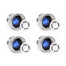LOWENERGIE Pack of 4 Shower Hose Flow Regulator Restrictor Water & Energy Saving 6 & 8 Litre per min