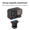 YUULNMOP Magnetic Gimbal Quick Release Base Expansion Mount for Insta