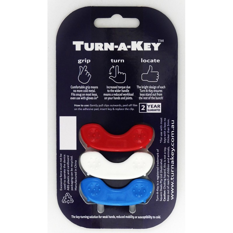 Turn-A-Key Key Turner Aid 3 Pack