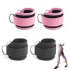 4PCS Ankle Straps for Cable Machines with D-Ring Cable Kickback