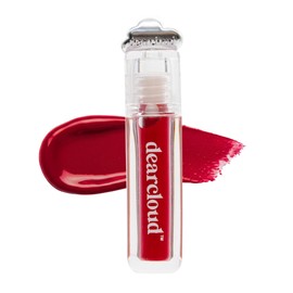 dearcloud Color Crush Lip Tint – Lip Gloss for Women – Tinted Lip Balm with Squalane – Cherry (0.13 oz)