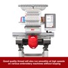 RICHWORD Embroidery Thread 4000M 40WT Polyester Thread for All Commercial