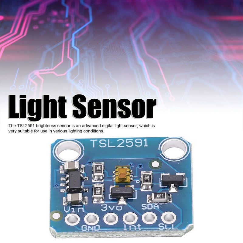 TSL2591 High Dynamic Digital Light Sensor I2C Interface with Infrared