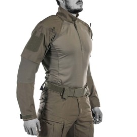 UF Pro Striker XT GEN.3 Combat Shirt, Tactical Shirt, Military Breathable Shirt Brown Grey, XL (US Sizing: L)