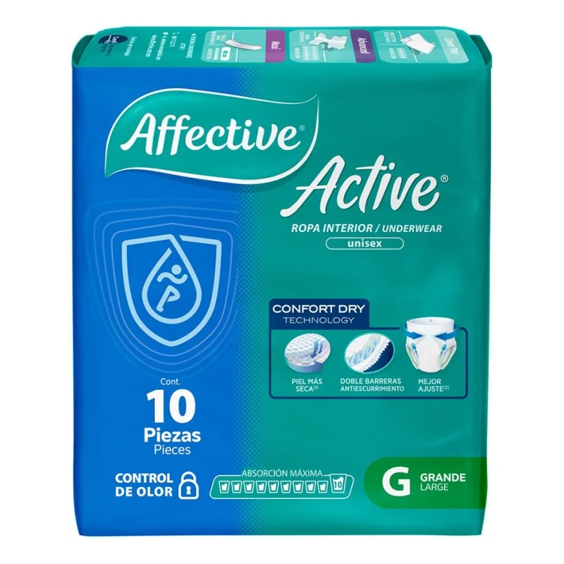Ropa Interior Para Adultos Active Talla Grande Unisex Grande