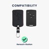 kwmobile Compatible: Renault 4-Button Car Key (Only for Keyless Go