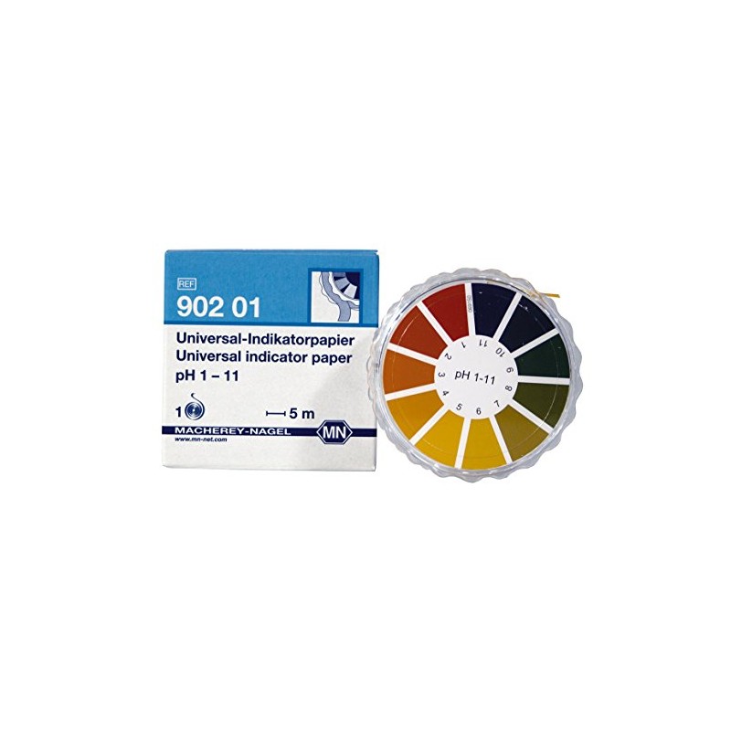 Camlab 1138816 Universal Indicator Paper, pH 1-11, 6 m x