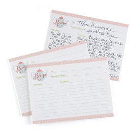 Hortense B. Hewitt 25 Count Recipe Cards, Tea Time