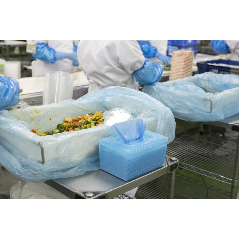 Difficulties haijene Handy Wiper Blue (100 Pieces)